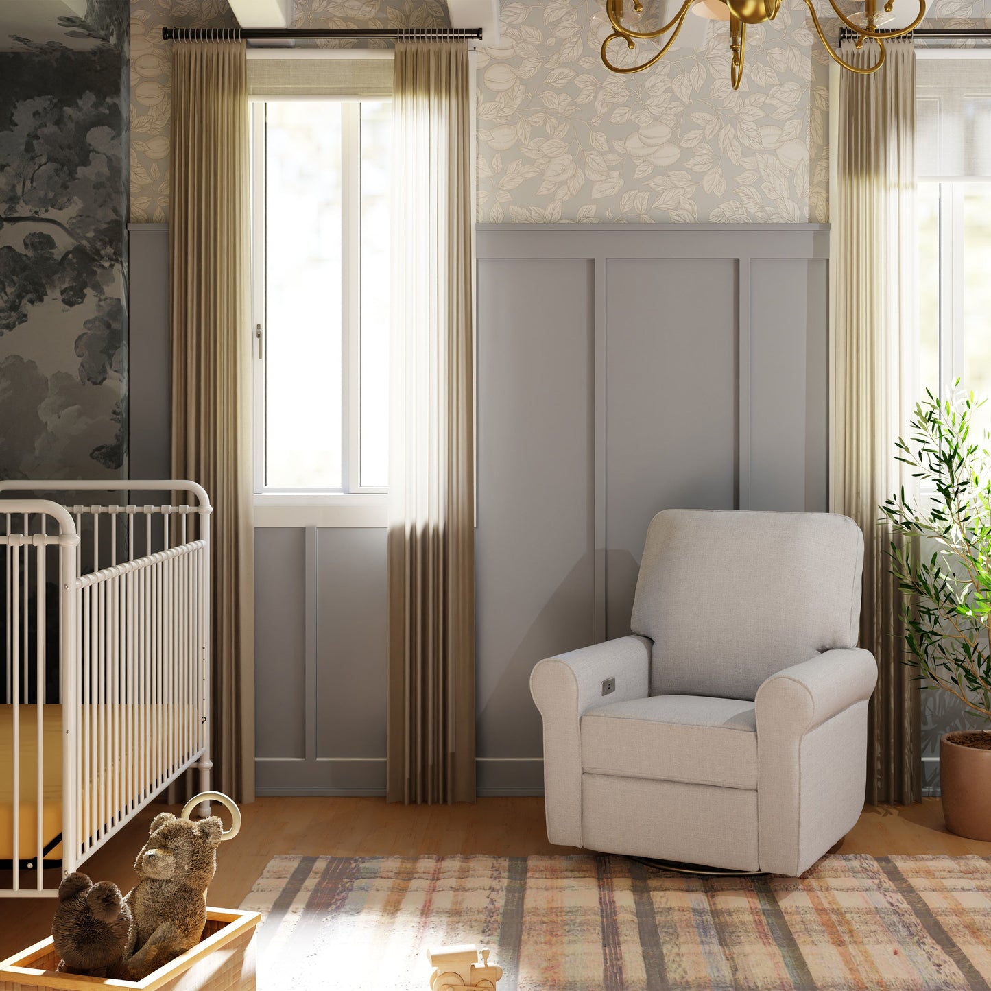 MONOGRAM BY NAMESAKE MONROE POWER RECLINER AND SWIVEL GLIDER