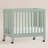 Origami Mini Crib in Light Sage