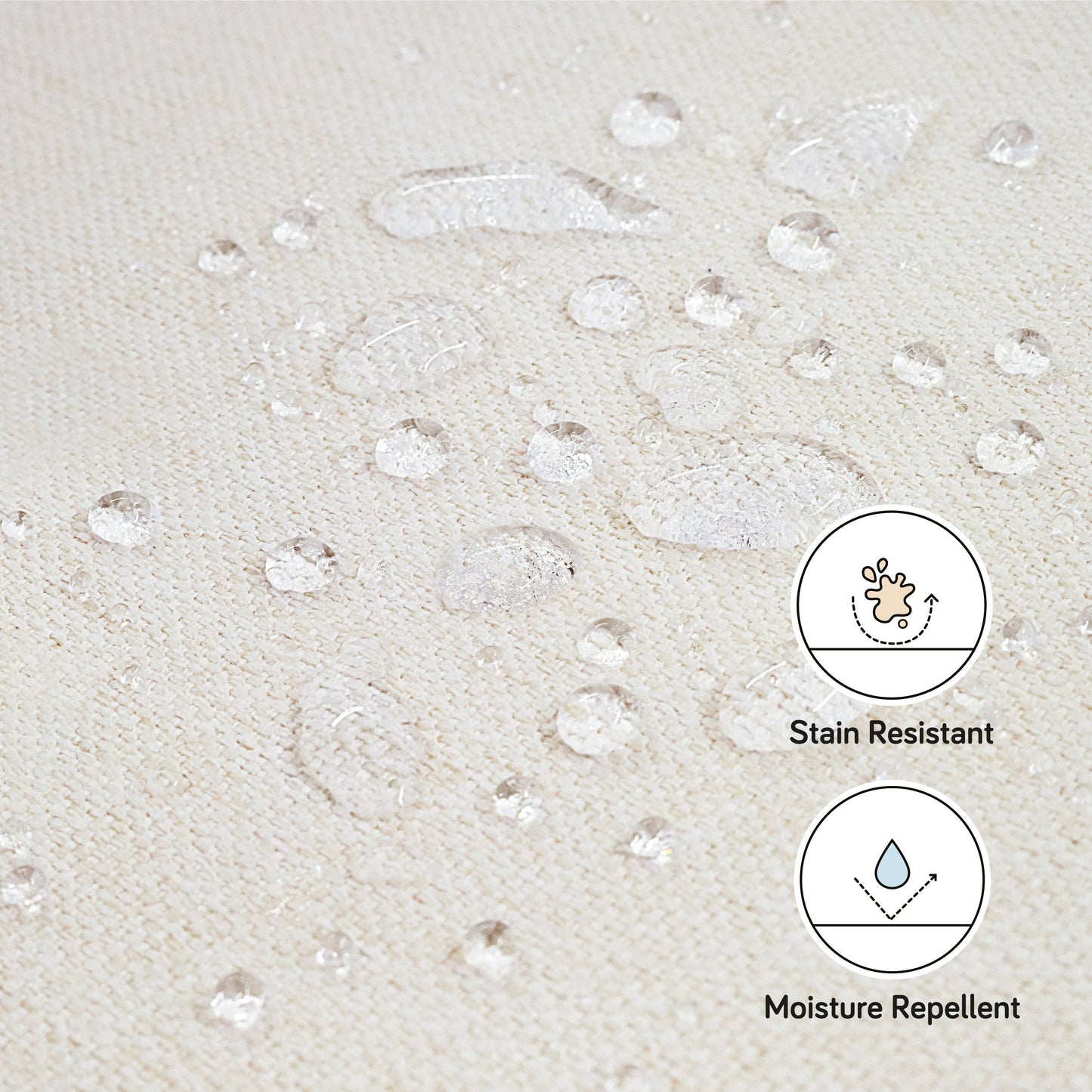 Kiwi Gliding Ottoman in Ivory Boucle w/ Gold Base