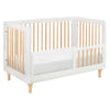 Lolly 3-in-1 Convertible Crib w/Toddler Bed Conversion in Crimson/Natural