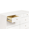 Palma 7-Drawer Double Dresser, Assembled in Warm White