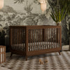 Scoot 3-in-1 Convertible Crib w/ToddlerBedConversion Kit in White/WashedNatural