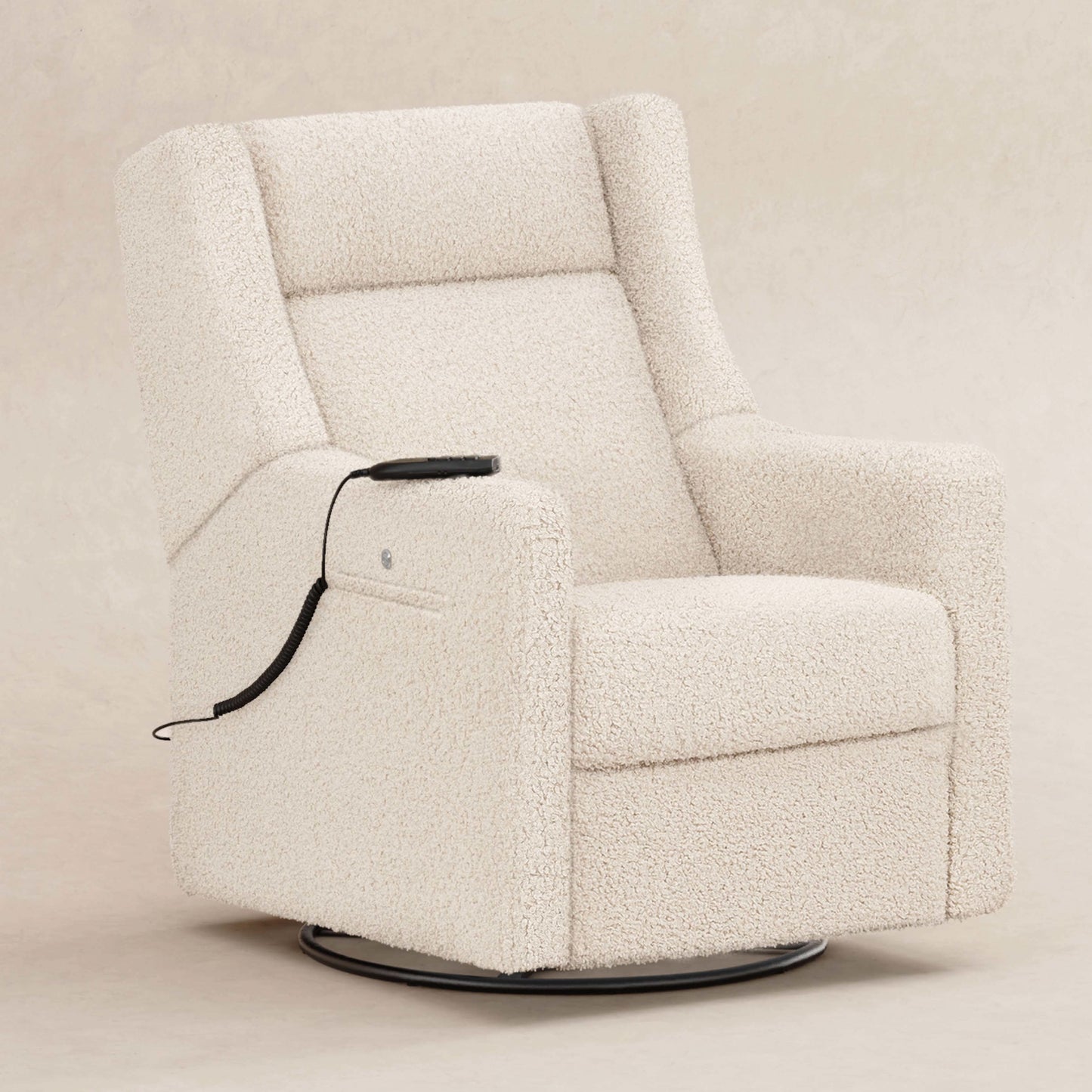 BABYLETTO KIWI DELUXE POWER RECLINER & SWIVEL GLIDER WITH HEAT AND MASSAGE