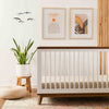 Scoot 3-in-1 Convertible Crib w/ToddlerBedConversion Kit in White/WashedNatural