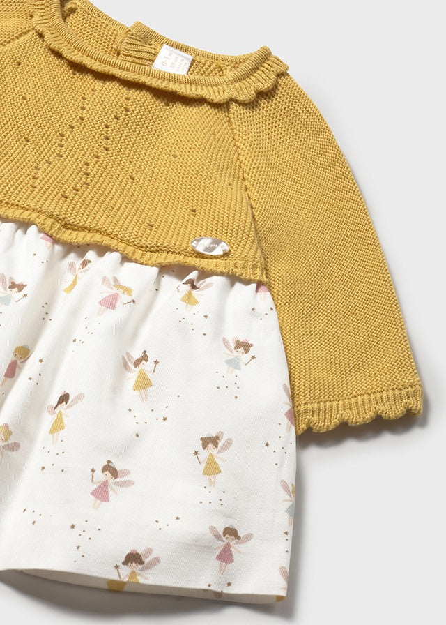 MAYORAL GIRL KNIT PRINTED DRESS