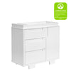 Yuzu 3-Drawer Changer Dresser in White/Natural