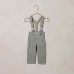 NORALEE SUSPENDER PANT EUCALYPTUS