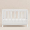 Scoot 3-in-1 Convertible Crib w/ToddlerBedConversion Kit in White/WashedNatural