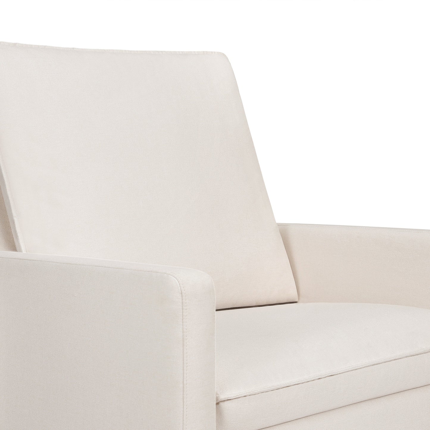BABYLETTO CALI PILLOWBACK CHAIR AND A HALF GLIDER IN ECO-PERFORMANCE FABRIC | WATER REPELLENT & STAIN RESISTANT