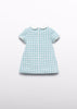ABEL & LULA GIRL LUREX PLAID DRESS