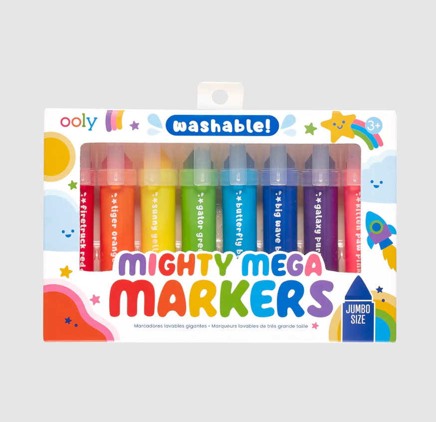 MIGHTY MEGA MARKERS - SET OF 8