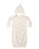 QUINCY MAE BAMBOO BABY GOWN + HAT SET BLOOM