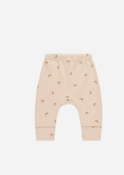 QUINCY MAE DRAWSTRING PANT RAINBOWS