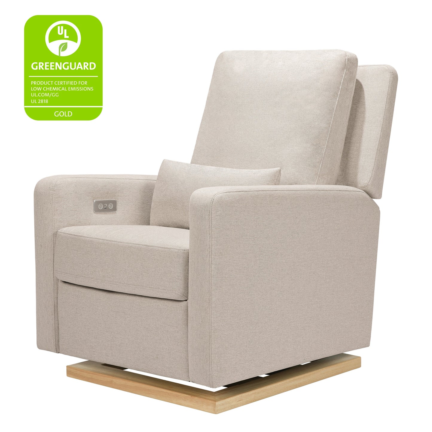BABYLETTO SIGI ELECTRONIC RECLINER AND GLIDER WITH USB PORT