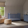 Liberty 3-in-1 Convertible Spindle Crib w/Toddler Bed Conversion Kit in Dusty Rose