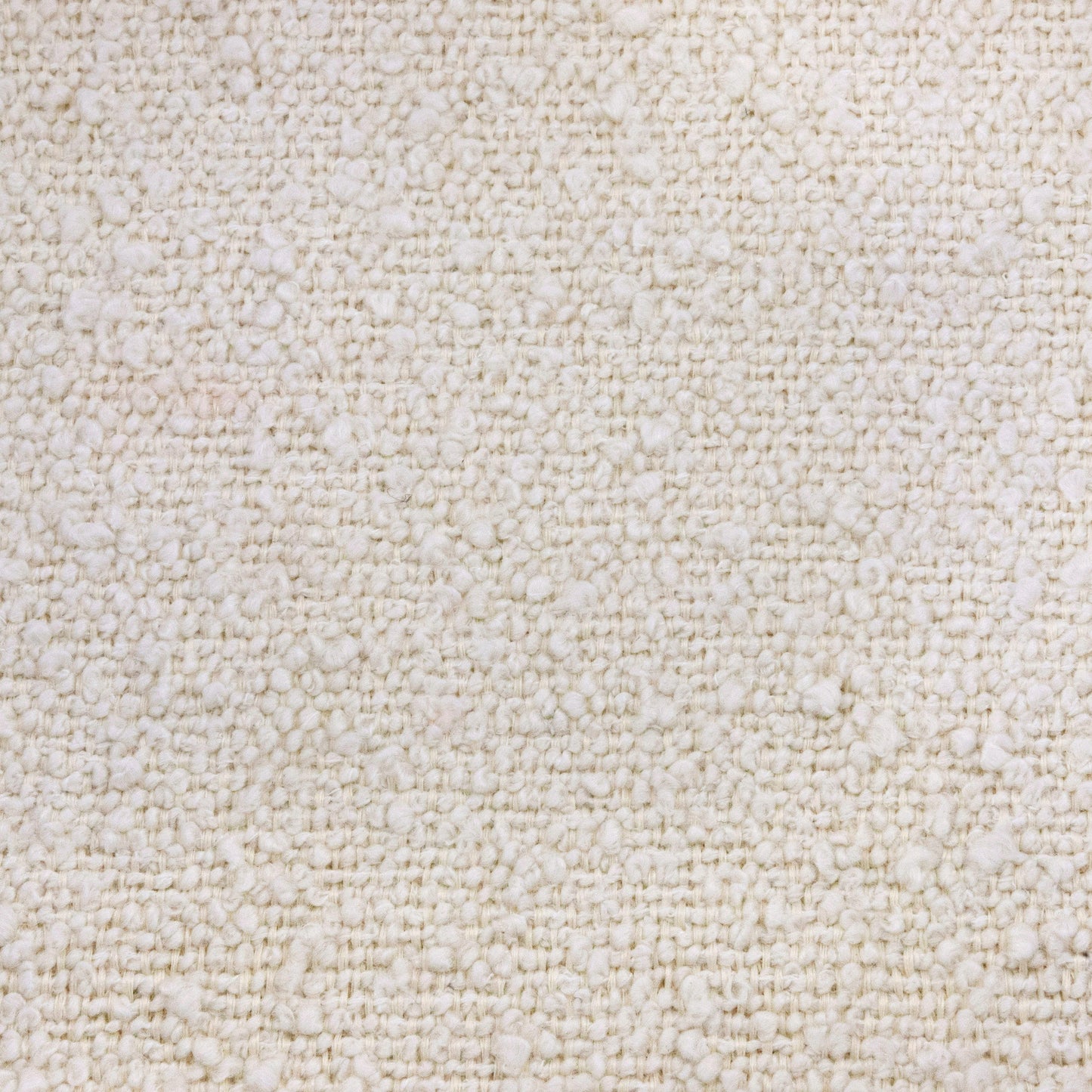 Kiwi Gliding Ottoman in Ivory Boucle w/ Gold Base