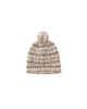 RYLEE & CRU BEANIE - STONE MULTI-STRIPE