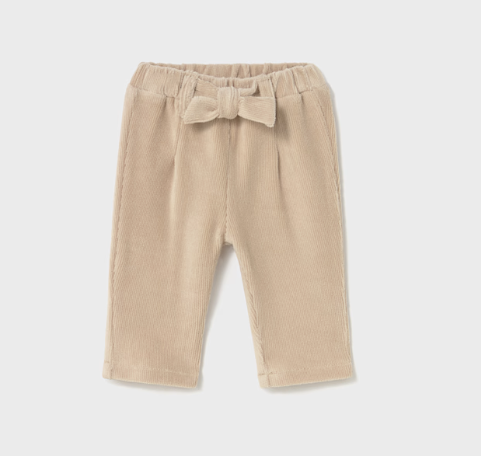MAYORAL GIRL CORDUROY PANTS CEREAL
