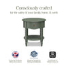 Liberty Assembled Nightstand in Warm White