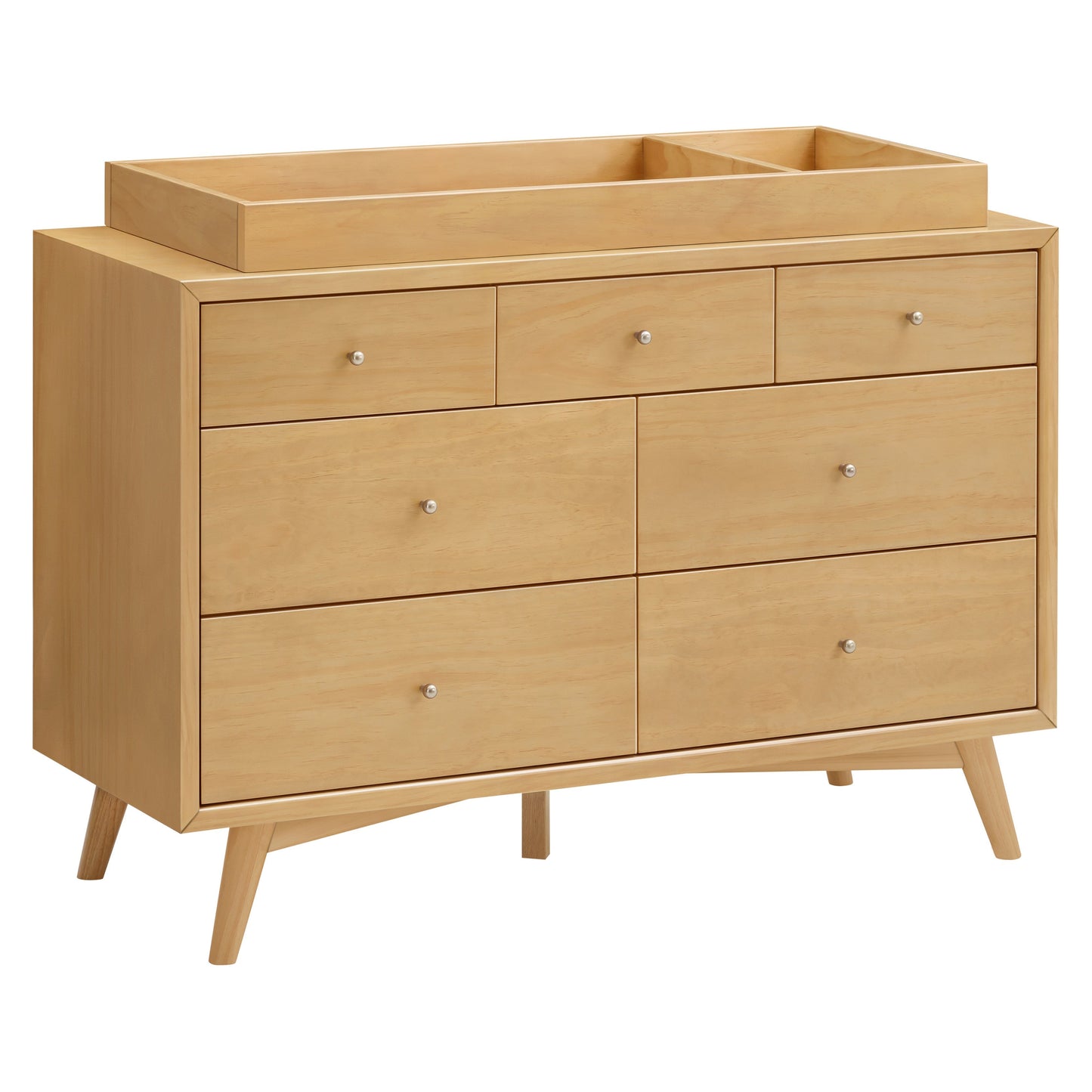 Palma 7-Drawer Double Dresser, Assembled in Warm White
