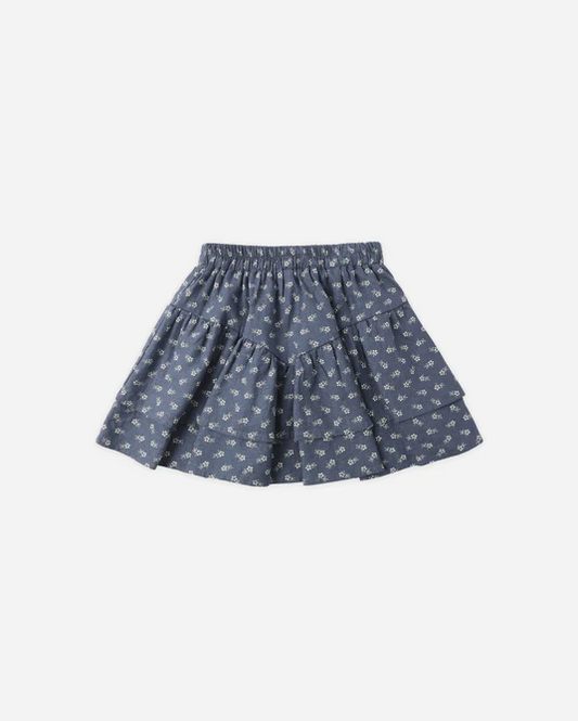 RYLEE + CRU TIERED MINI SKIRT DITSY
