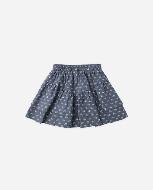 RYLEE + CRU TIERED MINI SKIRT DITSY