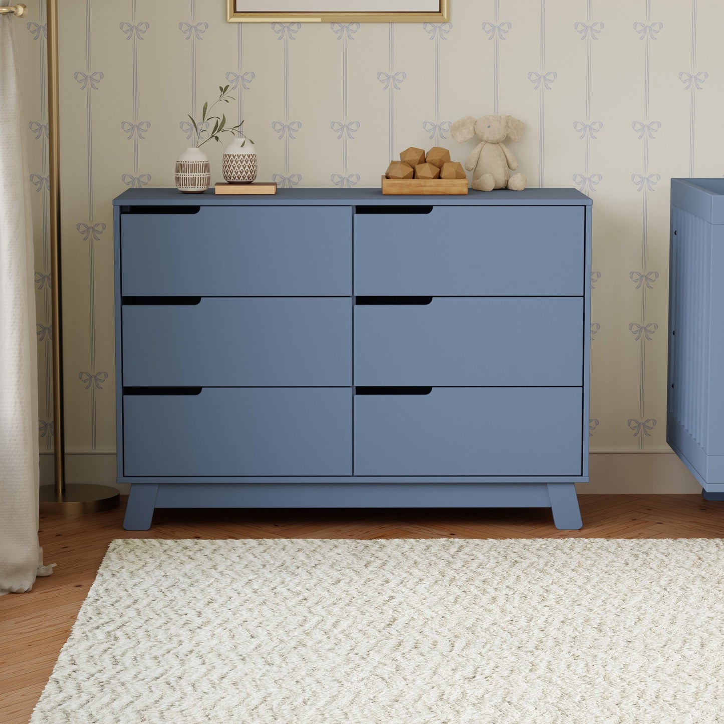 Hudson 6-Drawer Double Dresser, Assembled in Honey