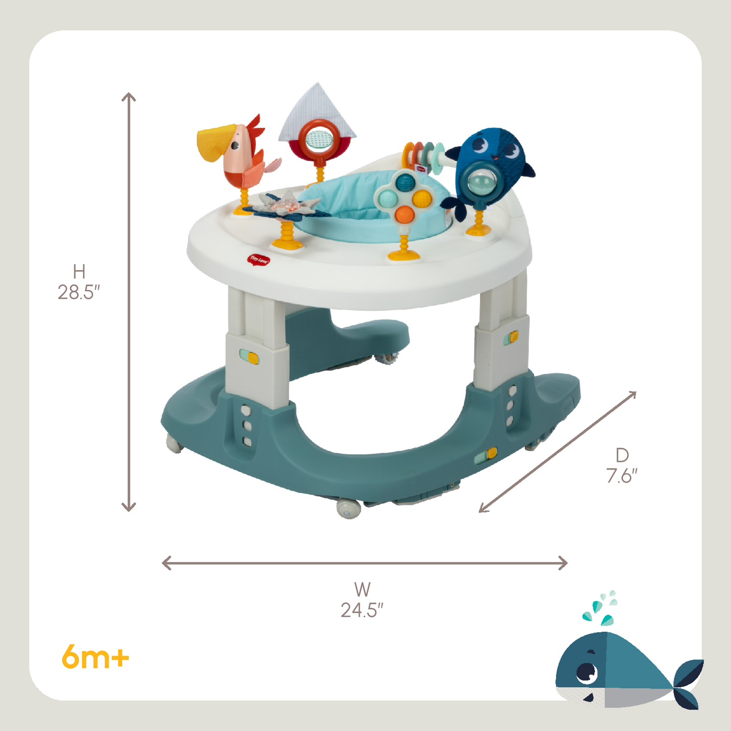 TINY LOVE TINY MARINERS 4-IN-1 HERE I GROW MOBILE ACTIVITY CENTER