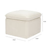 BABYLETTO CALI STORAGE OTTOMAN IN BOUCLE