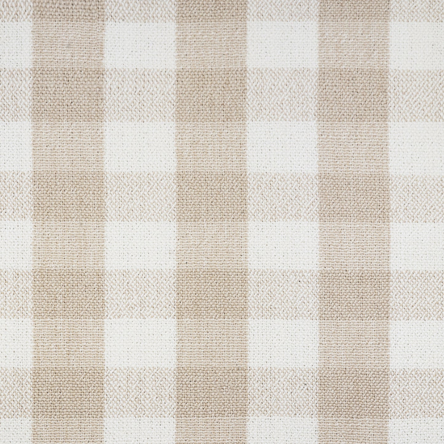 Crawford Gliding Ottoman in Tan Gingham