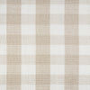 Crawford Gliding Ottoman in Tan Gingham