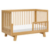 Hudson 3-in-1 Convertible Crib w/ToddlerBedConversionKit in White/Washed Natural