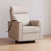 Willa Deluxe Power Glider Recliner w/Heat&Massage in Performance Beach Eco-Weave