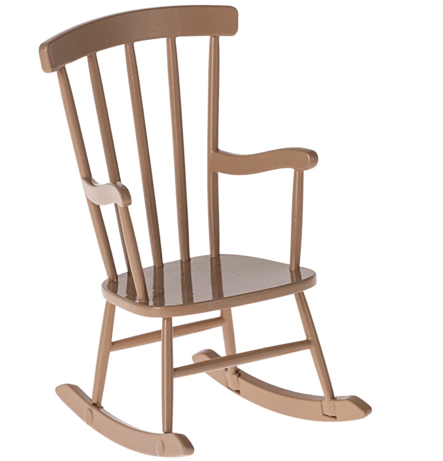 MAILEG ROCKING CHAIR, MOUSE - DARK POWDER