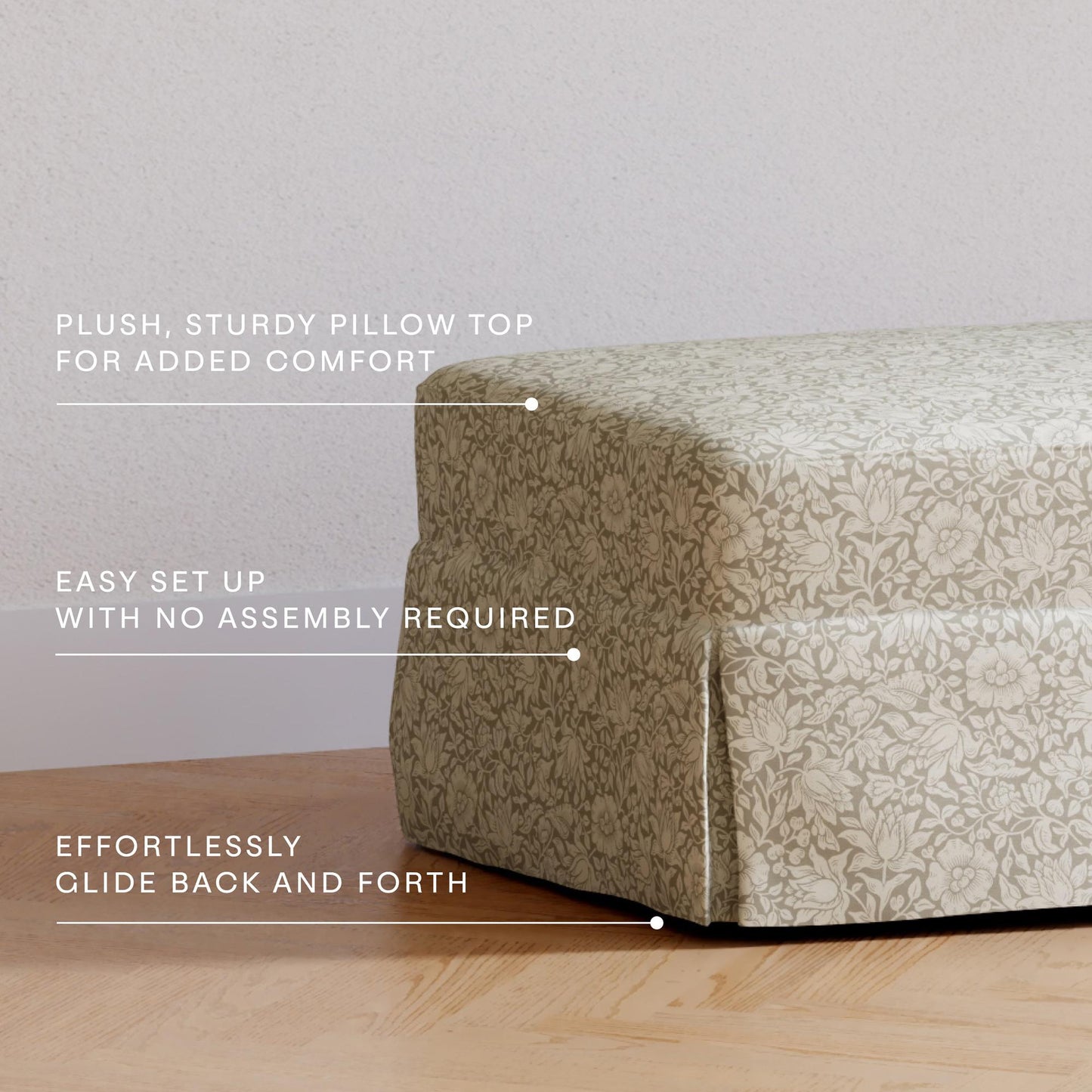 MORRIS & CO. X NAMESAKE CRAWFORD GLIDING OTTOMAN