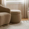 BABYLETTO ENOKI STORAGE OTTOMAN IN BOUCLE