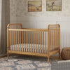 Liberty 3-in-1 Convertible Spindle Crib w/Toddler Bed Conversion Kit in Dusty Rose