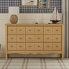 Liberty 9-Drawer Assembled Dresser in Natural Walnut