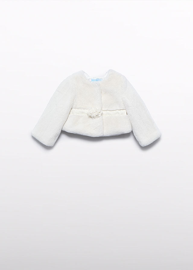 ABEL & LULA BABY GIRL FAUX FUR COAT