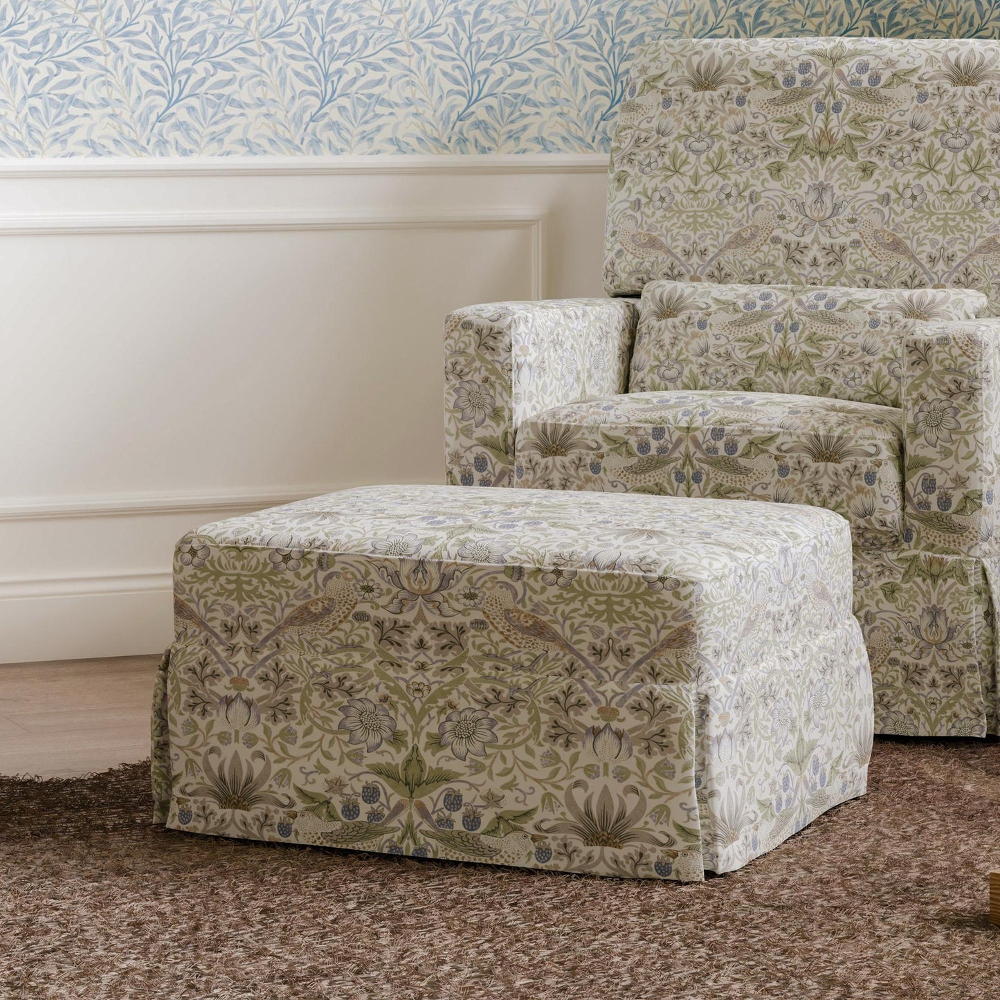 MORRIS & CO. X NAMESAKE CRAWFORD GLIDING OTTOMAN