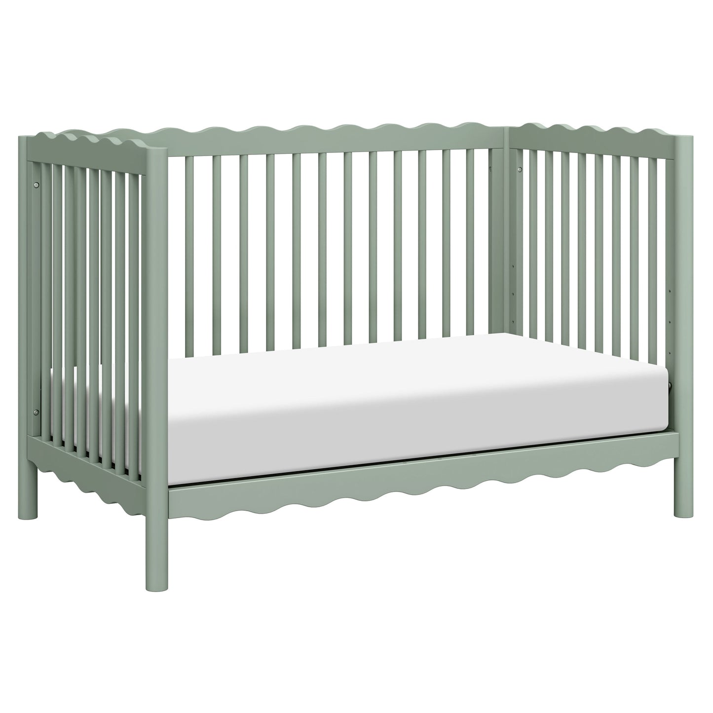 BABYLETTO SWELL 4-IN-1 CONVERTIBLE CRIB WITH TODDLER BED CONVERSION KIT