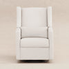 Kiwi Glider Recliner w/ Electronic Control and USB in Ivory Boucle w/Gold Base
