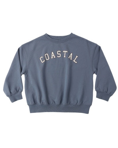 RYLEE AND CRU RELAXED SWEATSHIRT - COASTAL