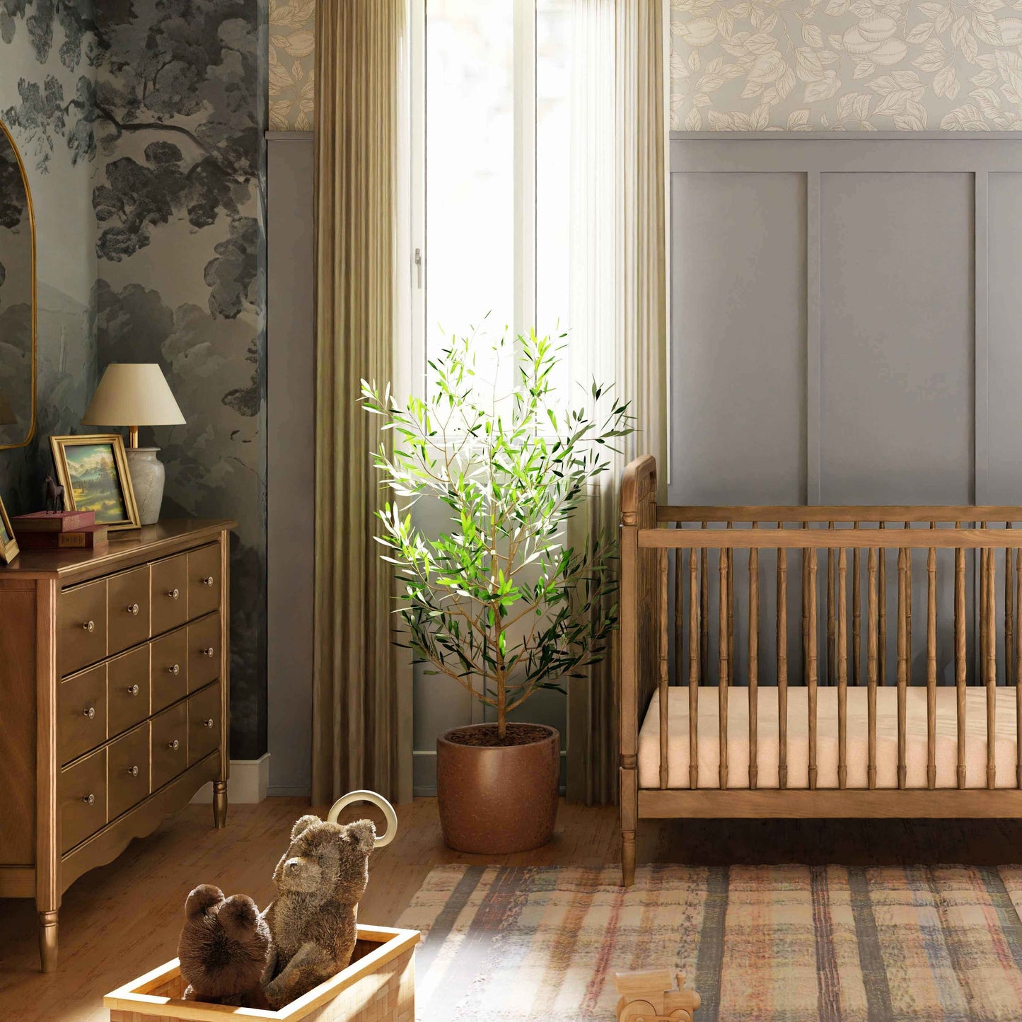 Liberty 6-Drawer Assembled Dresser in Warm White