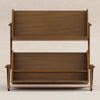 Tally Storage and Bookshelf in Washed Natural
