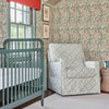 SARAH FLINT X NAMESAKE CRAWFORD SWIVEL GLIDER IN ECO-PERFORMANCE FABRIC | WATER REPELLENT & STAIN RESISTANT