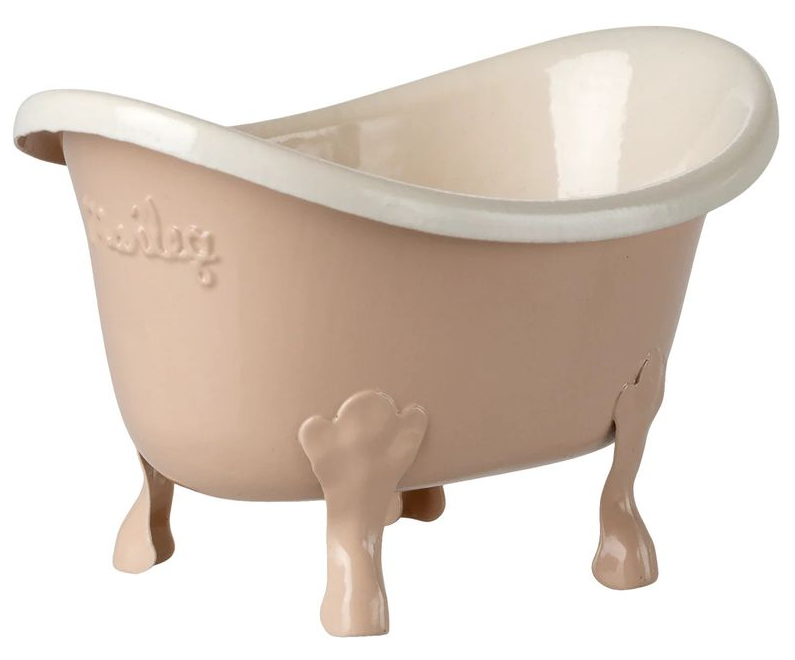 MAILEG BATHTUB, MOUSE - ROSE
