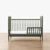 Liberty 3-in-1 Convertible Spindle Crib w/Toddler Bed Conversion Kit in Dusty Rose