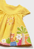 MAYORAL KNIT DRESS MUSTARD