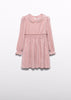 ABEL & LULA GIRL PLEATED KNIT DRESS